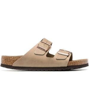 Birkenstock Arizona Sfb Tabacco, Oiled Leather - White