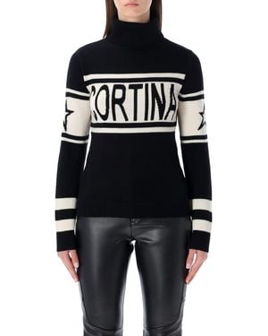 Perfect Moment Cortina Merino Wool Sweater - Black