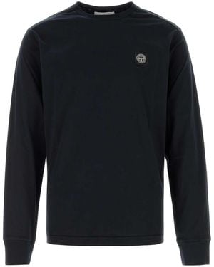 Stone Island Midnight Cotton T Shirt - Blue