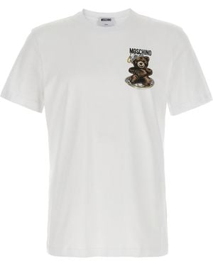 Moschino Bedrukt T -shirt - Wit
