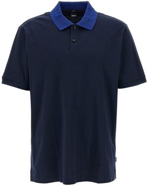 BOSS 'Phillipson 117' Polo -Shirt - Blau