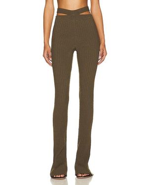ANDREADAMO Andreadamo Flare Hosen - Natur