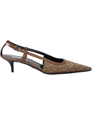 Versace Sandalen Vrouwen Stof Beige/bruin
