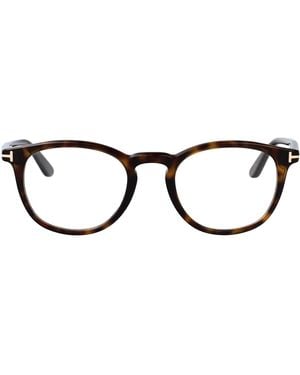 Tom Ford Round Optical Ft5401 052 - Brown