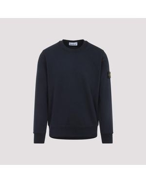 Stone Island Cotton Crewneck Jumper - Blue
