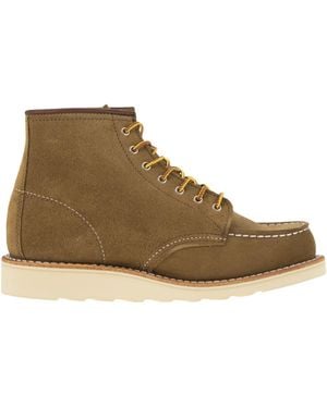 Red Wing Boot de cheville en daim classique de l'aile rouge - Marron