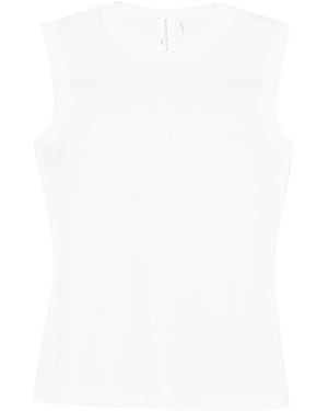 Norma Kamali Sleeveless Top - White