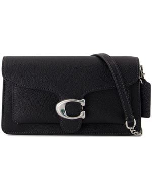 COACH Tabby Leather Clutch - Black