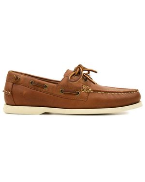 Ralph Lauren Flache Schuhe Braun