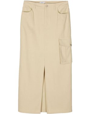 Filippa K Crepe Cargo Skirt - Natural