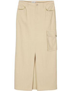 Filippa K Maxirock Mit Schlitz - Natur