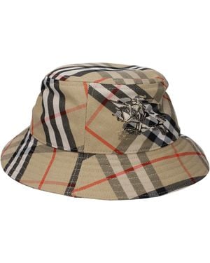 Burberry Donnas Cappelli Poliestere - Marrone