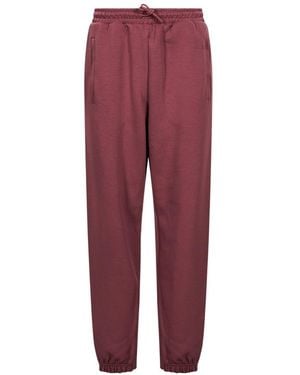 adidas By Stella McCartney Logo Cotton Blend Pants - Red