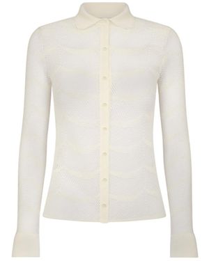 Tom Ford Maglietta A Maglia - Bianco