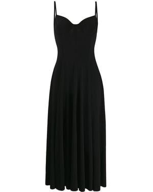 Norma Kamali Elegantes Abendkleid - Schwarz