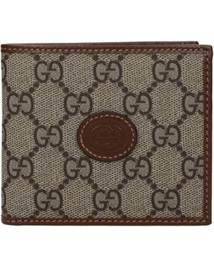Gucci Wallet Supreme Fabric - Metallizzato
