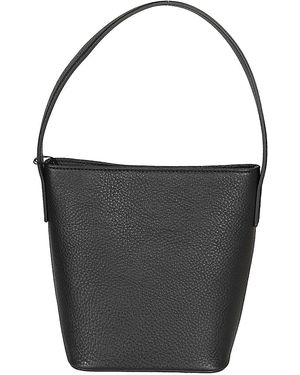 MIZUIRO Small Leather Handbag - Black