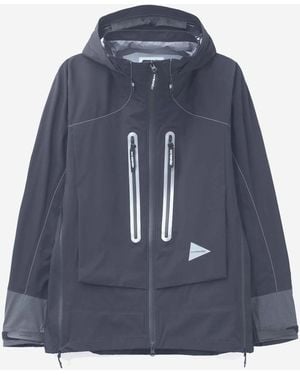 and wander Und Wander Pertex Shield Nylonjacke - Blau