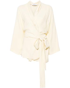 Rodebjer Tennessee Cape Blusa LS - Neutro