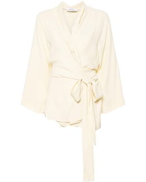 Rodebjer Tennessee Cape Blouse Ls 2300505 - Natural