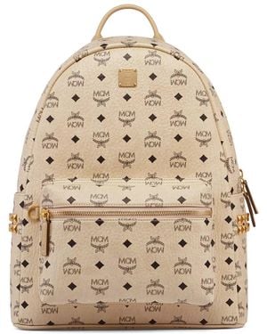 MCM Rucksack "Stark" in Visetos - Natur
