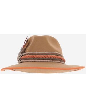 ALEXIA ALVAREZ DE TOLEDO Wool Hat - Brown