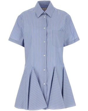 Marni Dress With Striped Pattern - Blue