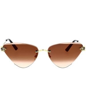 Cartier Ct0399 S Sunglasses - Brown