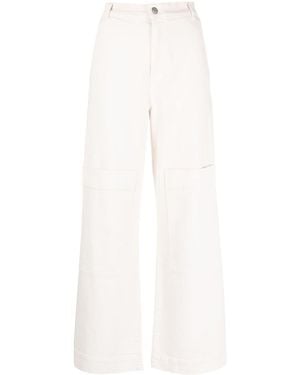 P.A.R.O.S.H. Hose Mit Hohem Bund - Weiß