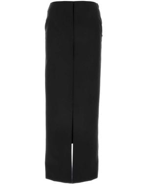 Givenchy Wool Blend Skirt - Black