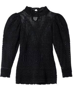 Isabel Marant Dahara Knitted Top - Blue