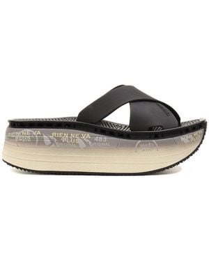 Premiata Sandalen Schwarz