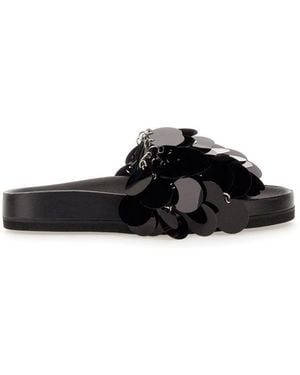 Rabanne Sparkle Sandals - Black