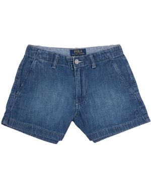 Polo Ralph Lauren Woven-Shorts Cotton Bermuda Short - Blue