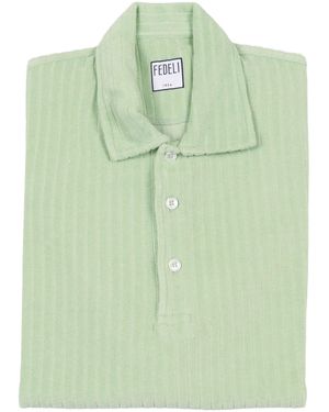 Fedeli Polo Shirt S/S Knitted - Green