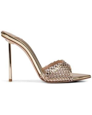 Le Silla Gilda Sandalen mit Verzierung - Mettallic