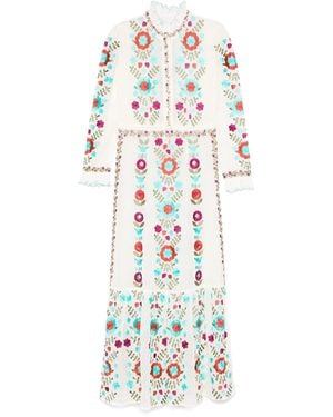 Antik Batik Ary Long Dress - White