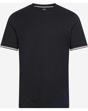 BOSS Baumwoll-T-Shirt - Schwarz