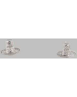 Vivienne Westwood Earrings Carmela Orb - Grey