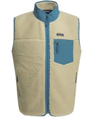 Patagonia "Classic Retro X® Fleece" ärmellose Jacke - Blau
