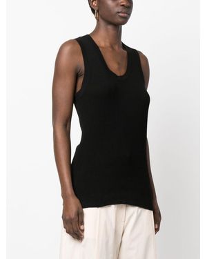 Studio Nicholson Rib Vest - Black