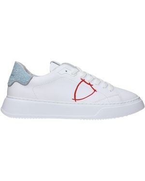 Philippe Model Sneakers Temple Skin/Sugar Paper - White