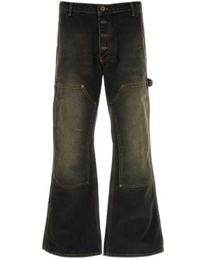 Off-White c/o Virgil Abloh Mid Rise Jeans - Black