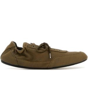 Prada Lace Up Trainers - Green