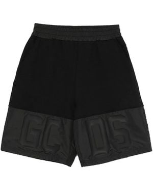 Gcds Sports Shorts Met Bandlogo - Zwart