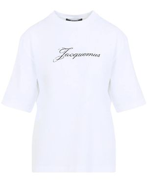 Jacquemus Baumwoll-T-Shirt - Weiß