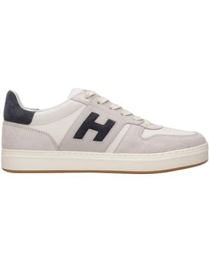 Hogan Sneakers Elfenbein+Blau - Weiß