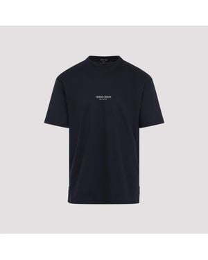 Giorgio Armani Cotton T-Shirt - Blue