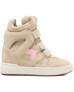 Isabel Marant Im3 Leather Trainers - Natural
