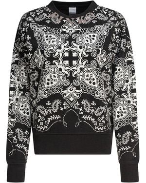 Pinko Schwarzes Baumwoll-Sweatshirt